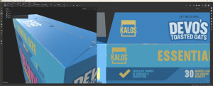 Adding rips and scoring to the cereal box in Substance Painter